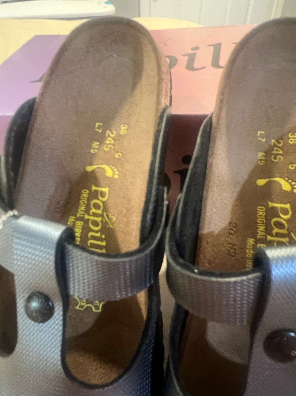 Papillo (Birkenstock) Metallic Silver - Picture 3 of 7